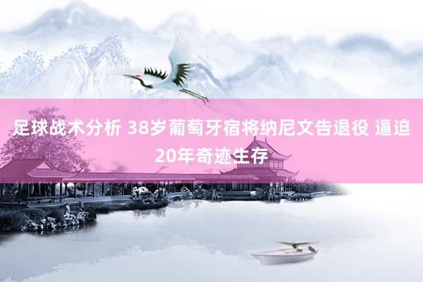 足球战术分析 38岁葡萄牙宿将纳尼文告退役 逼迫20年奇迹生存